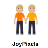 People Holding Hands: Medium-Light Skin Tone on JoyPixels