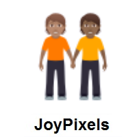 People Holding Hands: Medium Skin Tone, Medium-Dark Skin Tone on JoyPixels