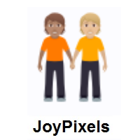 People Holding Hands: Medium Skin Tone, Medium-Light Skin Tone on JoyPixels