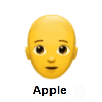 Person: Bald on Apple iOS