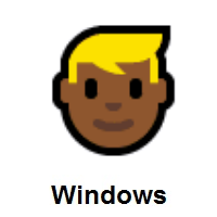 Person: Blond Hair: Medium-Dark Skin Tone on Microsoft Windows