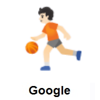 Person Bouncing Ball: Light Skin Tone on Google Android