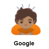 Person Bowing: Medium Skin Tone on Google Android