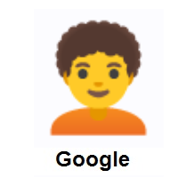 Person: Curly Hair on Google Android