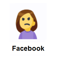 Depressive: Person Frowning on Facebook