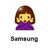 Person Gesturing NO on Samsung