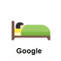 Person in Bed: Light Skin Tone on Google Android