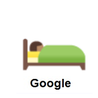 Person in Bed: Medium Skin Tone on Google Android
