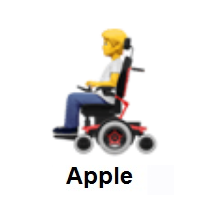 Person In Motorized Wheelchair on Apple iOS