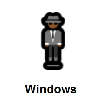Person in Suit Levitating: Medium-Dark Skin Tone on Microsoft Windows