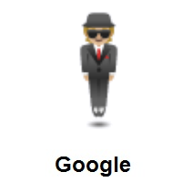 Person in Suit Levitating: Medium-Light Skin Tone on Google Android