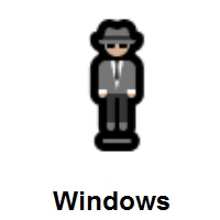 Person in Suit Levitating: Medium-Light Skin Tone on Microsoft Windows