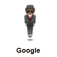 Person in Suit Levitating: Medium Skin Tone on Google Android