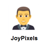 Person in Tuxedo on JoyPixels