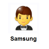 Person in Tuxedo on Samsung