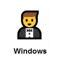 Person in Tuxedo on Microsoft Windows