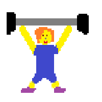 Person Lifting Weights