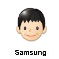 Person: Light Skin Tone on Samsung
