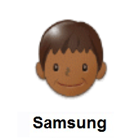 Person: Medium-Dark Skin Tone on Samsung