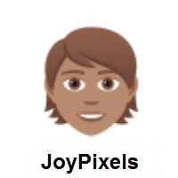 Person: Medium Skin Tone on JoyPixels
