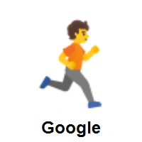 Person Running Facing Right on Google Android