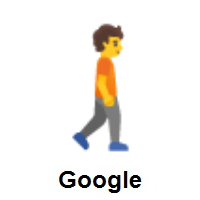 Person Walking Facing Right on Google Android