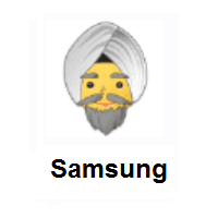 Person Wearing Turban on Samsung