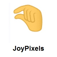 Pinching Hand on JoyPixels