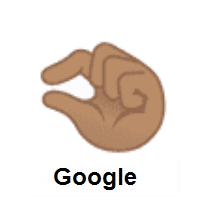 Pinching Hand: Medium Skin Tone on Google Android