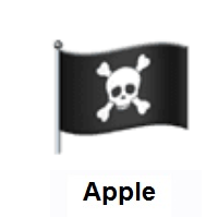 Pirate Flag on Apple iOS