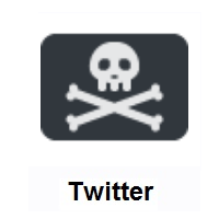 Pirate Flag on Twitter Twemoji