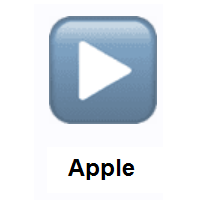 Play Button on Apple iOS