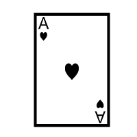 Playing Card Ace Of Hearts