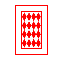 Colored Playing Card Back