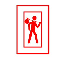 Colored Playing Card Fool