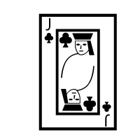 Playing Card Jack Of Clubs