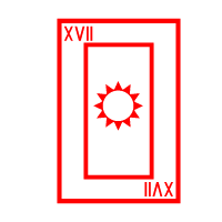 Colored Playing Card Trump 17 (Summer)