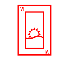 Colored Playing Card Trump 6 (Morning)