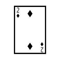 Playing Card Two Of Diamonds