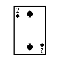 Playing Card Two Of Spades