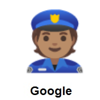 Police Officer: Medium Skin Tone on Google Android