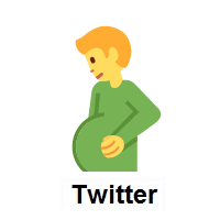 Pregnant Man on Twitter Twemoji