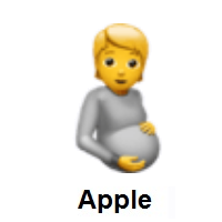 Pregnant Person on Apple iOS