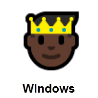 Prince: Dark Skin Tone on Microsoft Windows