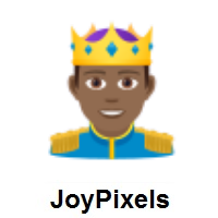 Prince: Medium-Dark Skin Tone on JoyPixels