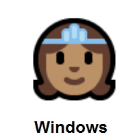 Princess: Medium Skin Tone on Microsoft Windows