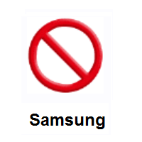 Prohibited on Samsung