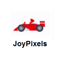 Racing Car on JoyPixels