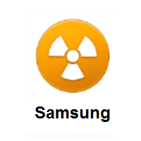 Radioactive Sign on Samsung