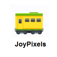 Railway Car on JoyPixels